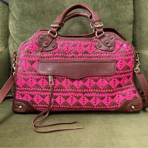 Rebecca Minkoff Desire Woven Studded Satchel